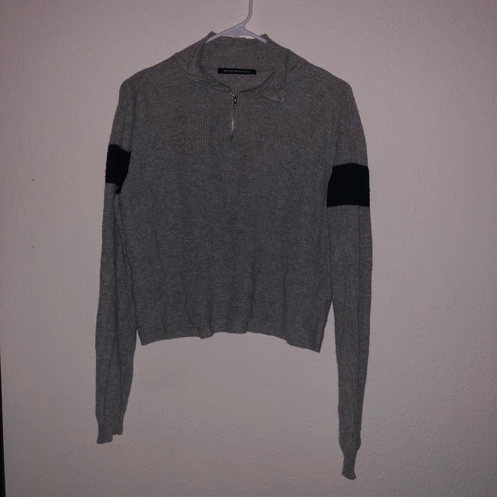 brandy melville quarter zip